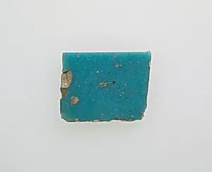Glass monochrome inlay fragment by Unknown Artist