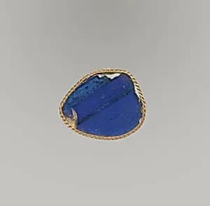 Glass monochrome inlay fragment by Unknown Artist