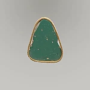 Glass monochrome inlay fragment by Unknown Artist