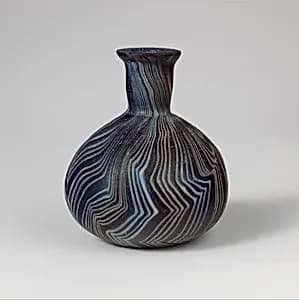 Glass mosaic bottle by Unknown Artist