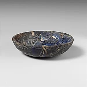 Glass mosaic bowl by Unknown Artist