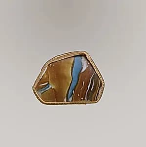 Glass mosaic bowl fragment by Unknown Artist