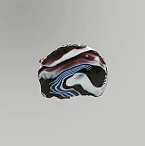 Glass mosaic bowl fragment by Unknown Artist