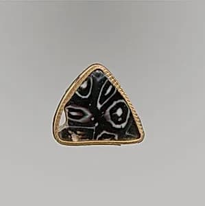 Glass mosaic bowl fragment by Unknown Artist