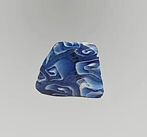 Glass mosaic bowl fragment by Unknown Artist
