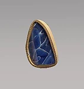 Glass mosaic bowl fragment by Unknown Artist