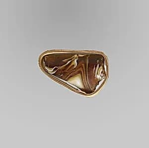 Glass mosaic bowl fragment by Unknown Artist