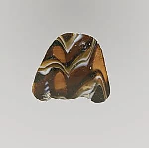 Glass mosaic bowl fragment by Unknown Artist