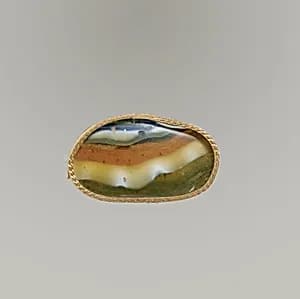 Glass mosaic bowl fragment by Unknown Artist