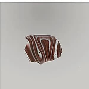 Glass mosaic bowl fragment by Unknown Artist