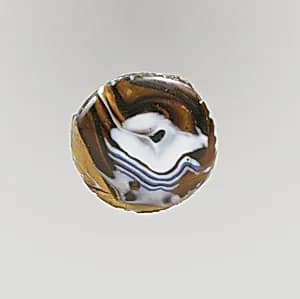 Glass mosaic bowl fragment by Unknown Artist