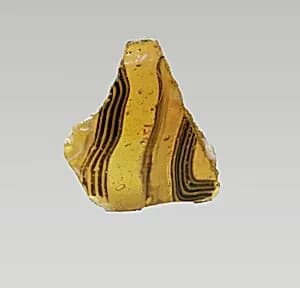 Glass mosaic bowl fragment by Unknown Artist