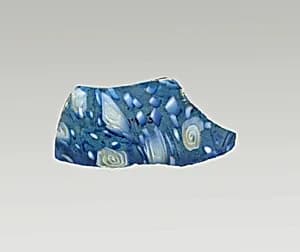 Glass mosaic bowl fragment by Unknown Artist
