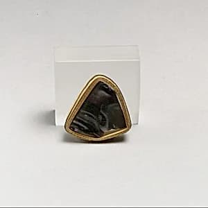 Glass mosaic bowl fragment by Unknown Artist