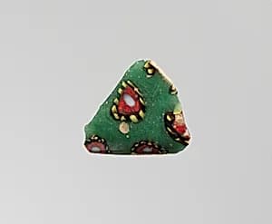Glass mosaic bowl fragment by Unknown Artist