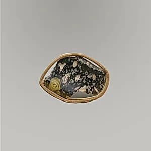 Glass mosaic carinated bowl fragment by Unknown Artist