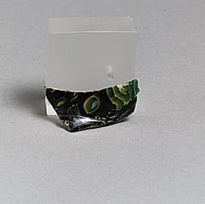 Glass mosaic carinated bowl fragment by Unknown Artist