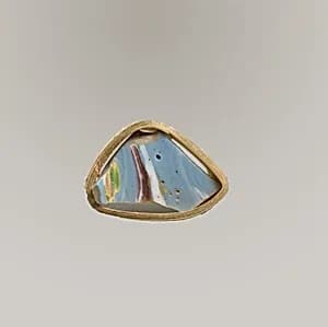 Glass mosaic dish fragment by Unknown Artist