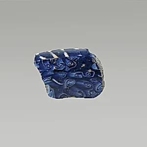 Glass mosaic dish fragment by Unknown Artist