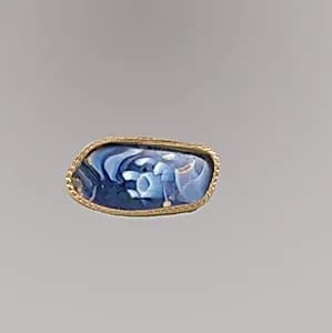 Glass mosaic fragment by Unknown Artist