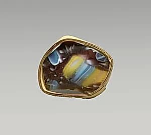 Glass mosaic fragment by Unknown Artist