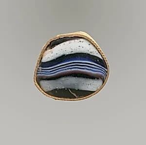 Glass mosaic fragment by Unknown Artist