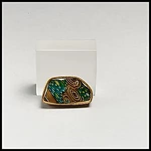 Glass mosaic fragment by Unknown Artist