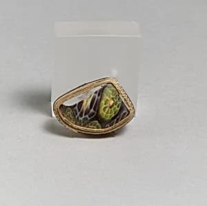 Glass mosaic fragment by Unknown Artist
