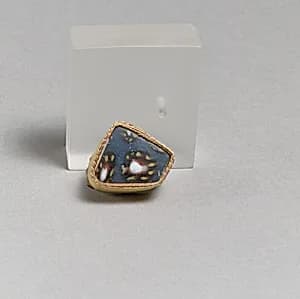 Glass mosaic fragment by Unknown Artist