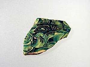 Glass mosaic fragment by Unknown Artist