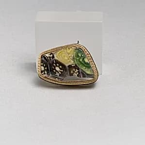 Glass mosaic fragment by Unknown Artist