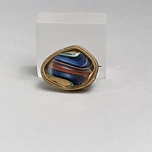 Glass mosaic fragment by Unknown Artist