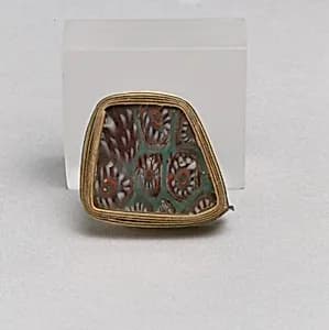 Glass mosaic fragment by Unknown Artist