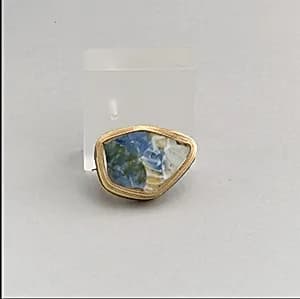 Glass mosaic fragment by Unknown Artist