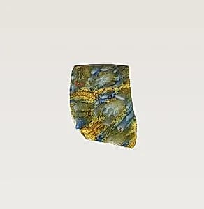 Glass mosaic fragment by Unknown Artist