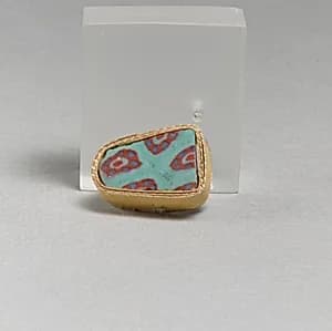 Glass mosaic fragment by Unknown Artist