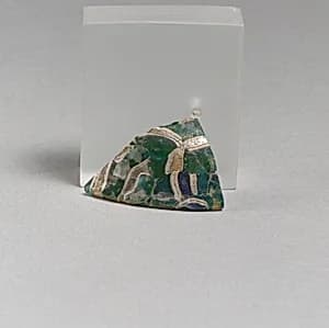Glass mosaic fragment by Unknown Artist
