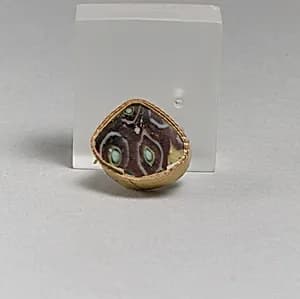 Glass mosaic fragment by Unknown Artist