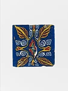 Glass mosaic inlay by Unknown Artist