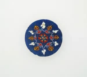 Glass mosaic inlay by Unknown Artist