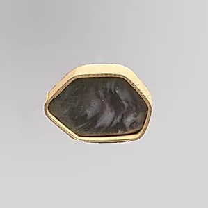 Glass mosaic inlay fragment by Unknown Artist