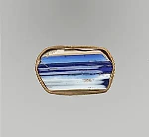 Glass mosaic inlay fragment by Unknown Artist
