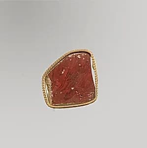 Glass mosaic inlay fragment by Unknown Artist