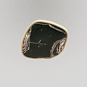 Glass mosaic inlay fragment by Unknown Artist