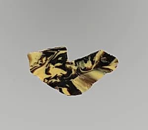Glass mosaic inlay fragment by Unknown Artist