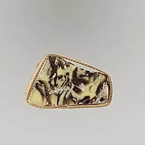 Glass mosaic inlay fragment by Unknown Artist
