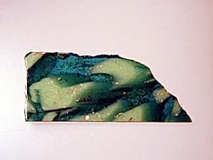 Glass mosaic inlay fragment by Unknown Artist