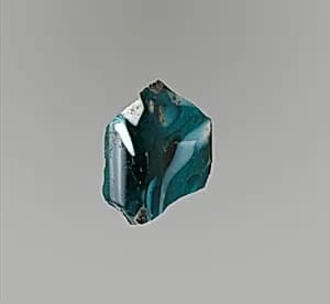 Glass mosaic ribbed bowl fragment by Unknown Artist