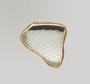 Glass network mosaic bowl fragment by Unknown Artist