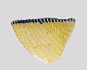 Glass network mosaic bowl fragment by Unknown Artist